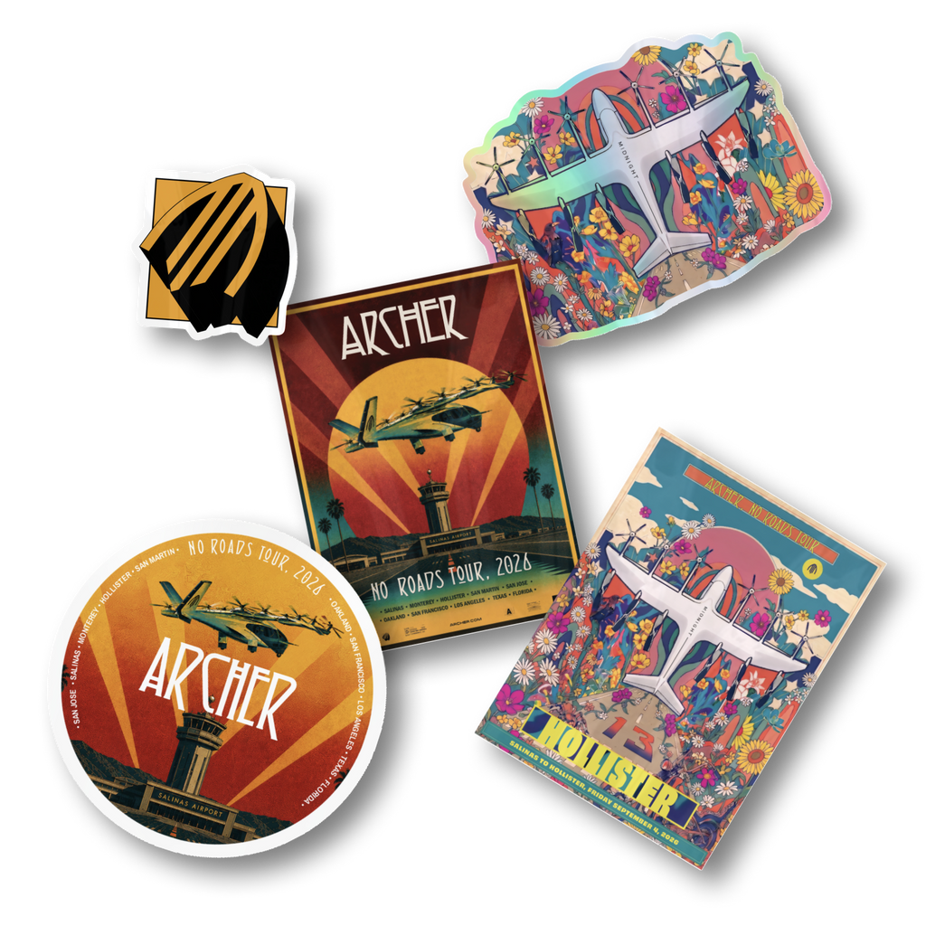 No Roads Sticker Pack